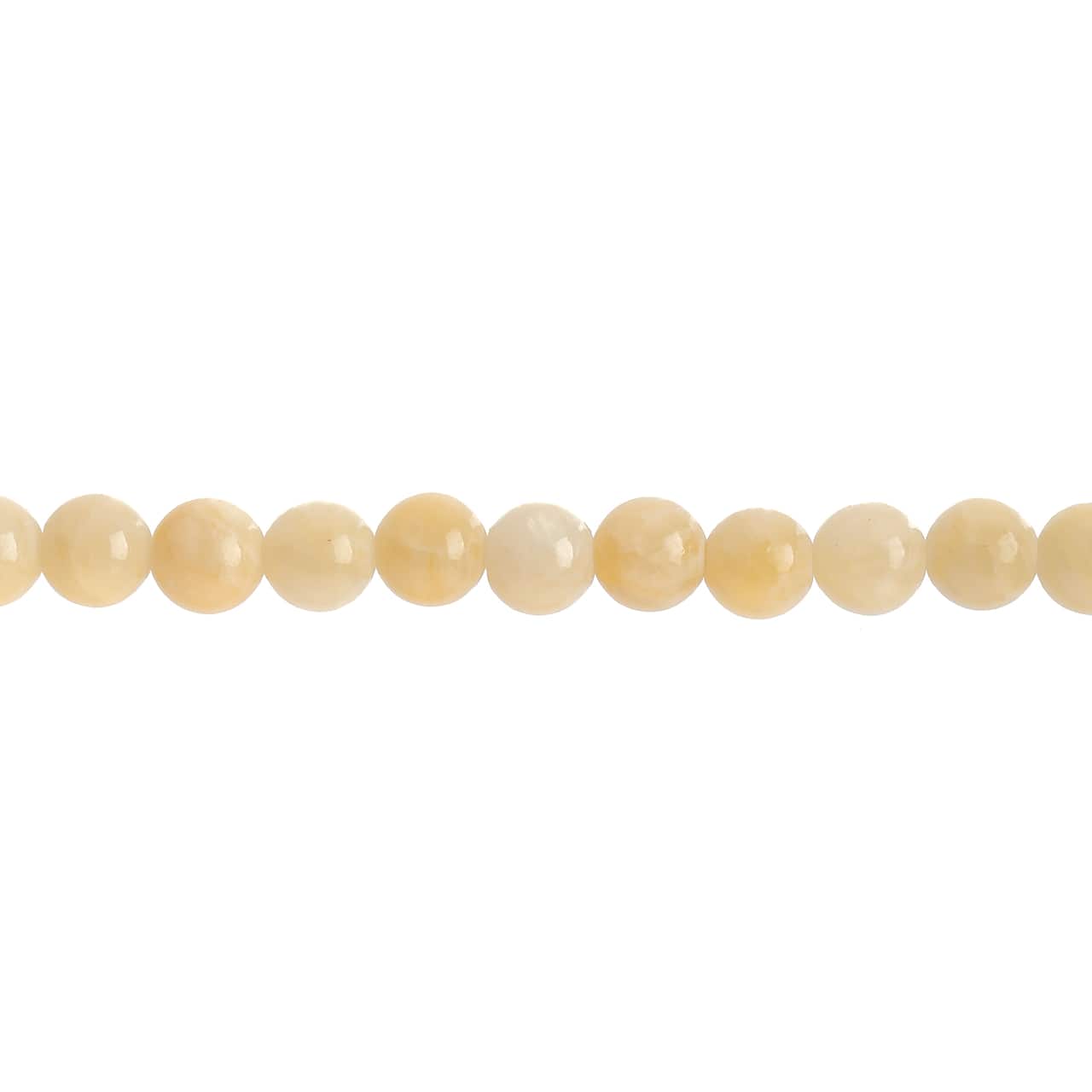 John Bead Earth's Jewels Natural Stone Round Beads, 8mm